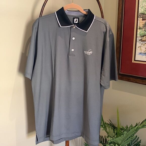 FootJoy L Gray Polo - Picture 1 of 7